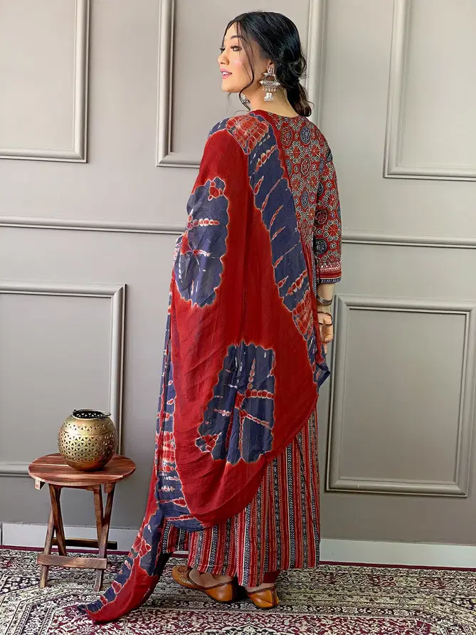 kalaai Designer Alia Cut Cotton Printed Kurti With Bottom Dupatta Wholesalers In Delhi